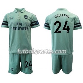 Camisetas Arsenal Bellerin 24 Niño Tercera Equipacion 2018/2019